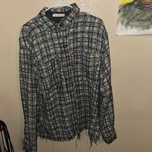 Woven Flannel Shirt